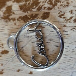 Coach Silver Charm or Keychain Fob